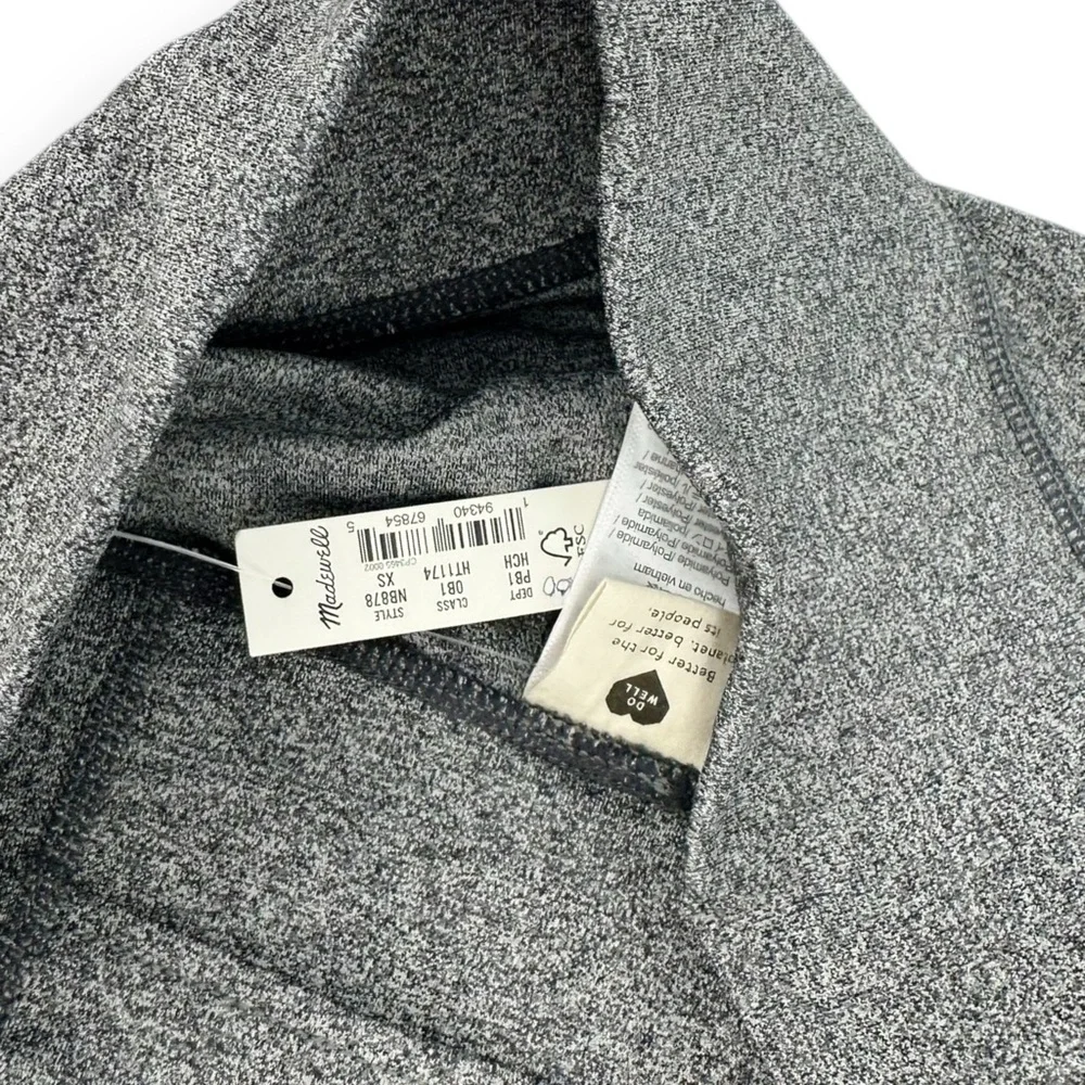 MADEWELL NWT MWL FORM High Rise legging NB878 -Heathered Charcoal gray size‎ XS